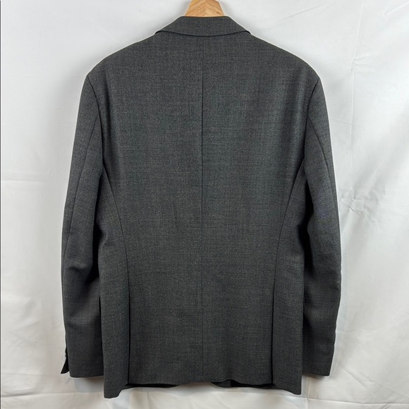 Hugo Boss The Crowley Jacket Wool Cashmere Men's Gray Sport Coat Blazer Size 38R - Picture 8 of 12